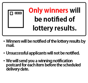 Only winners will be notified by postcard
