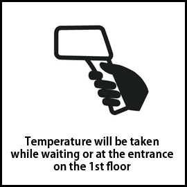 We will take your temperature at the time of your visit.