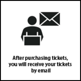 After purchasing tickets,you will receive your tickets by emall.